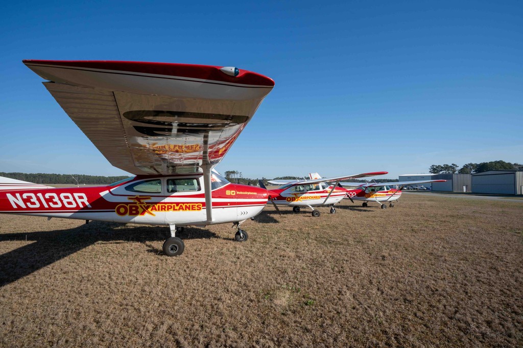 Flight over the sound